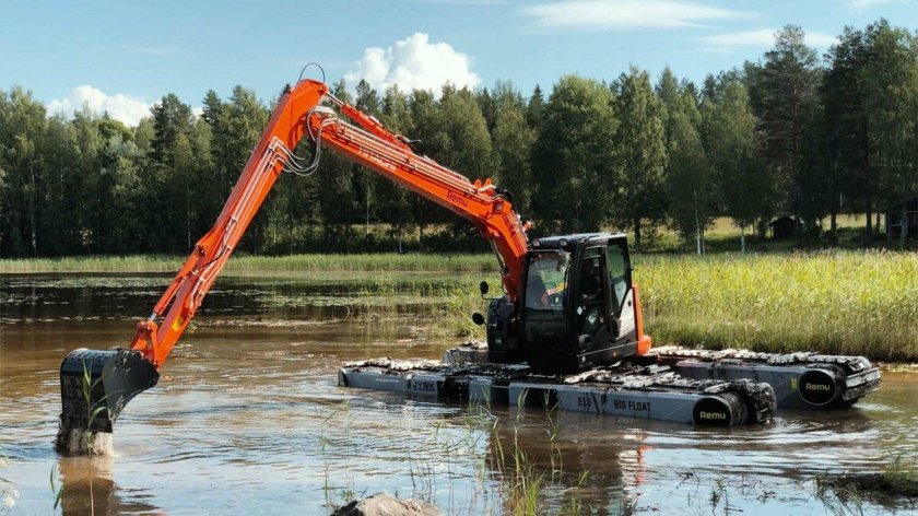 Экскаватор-амфибия Waterking wk150