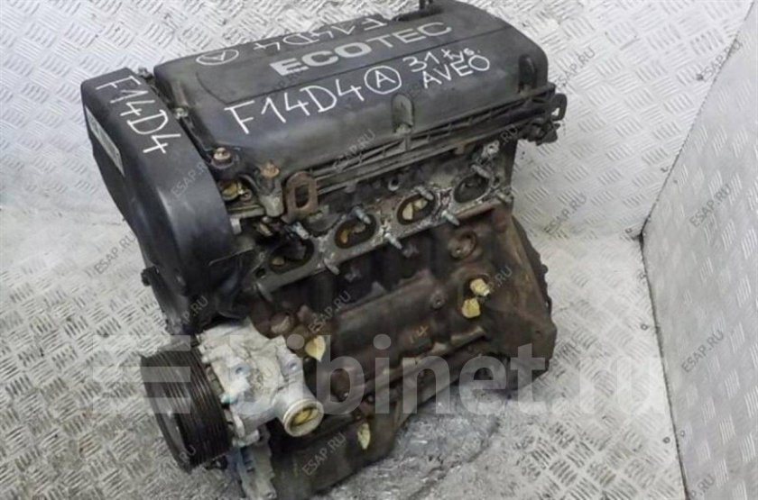 Двигатель ф14д4 Шевроле Авео т250 1.4