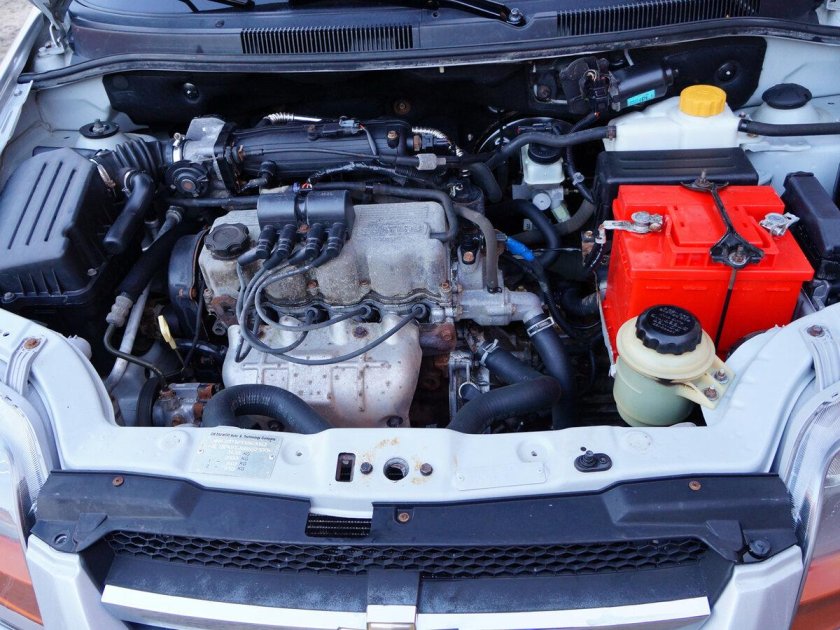 Под капотом у Авео т 250 1.2