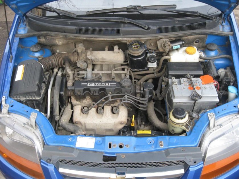 Авео т250 1.2 подкапотка