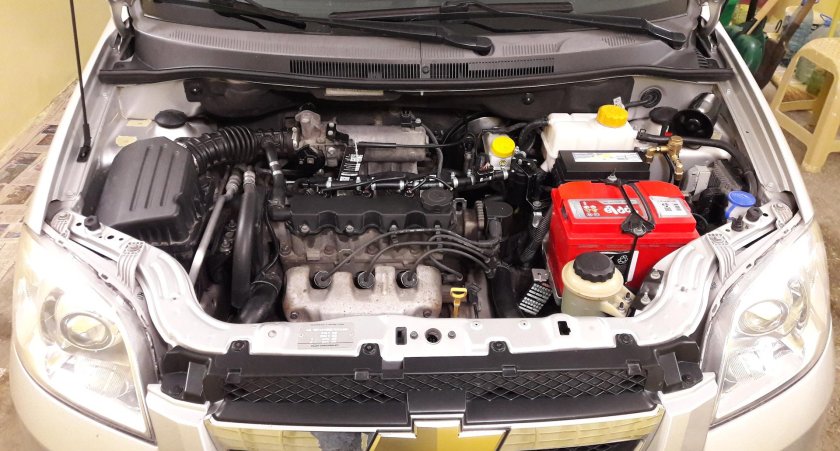 Aveo t250 подкапотка