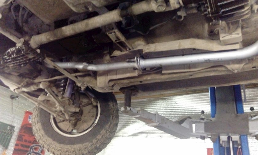 Выхлопная система Шевроле Нива 2008 года