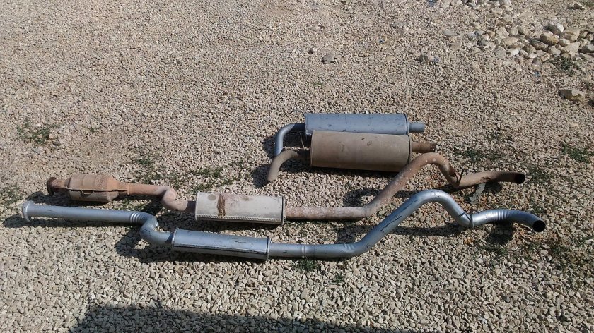 Нива Chevrolet выхлопная система