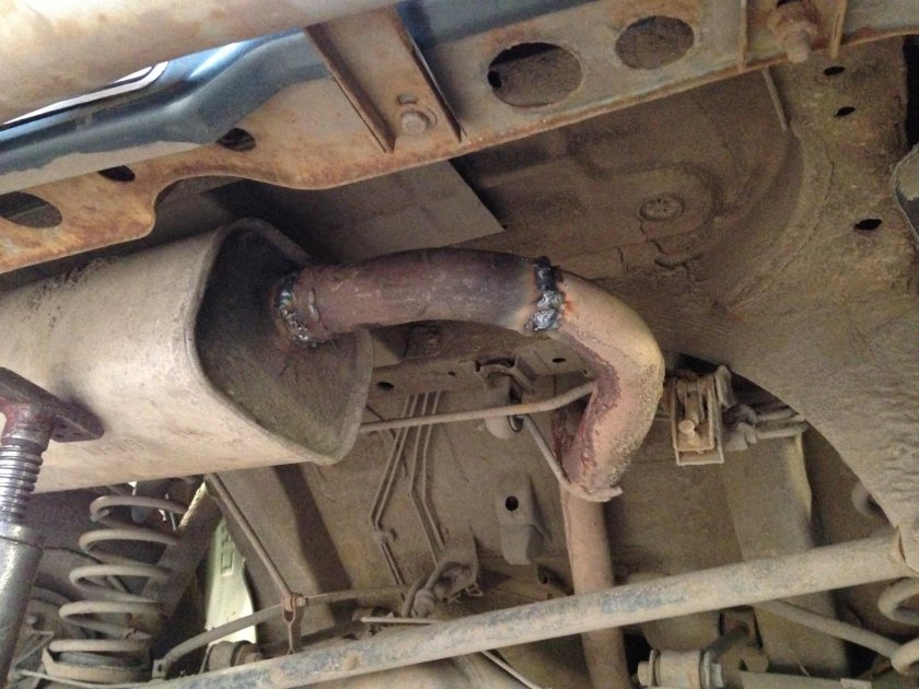 Выхлопная труба Нива Шевроле