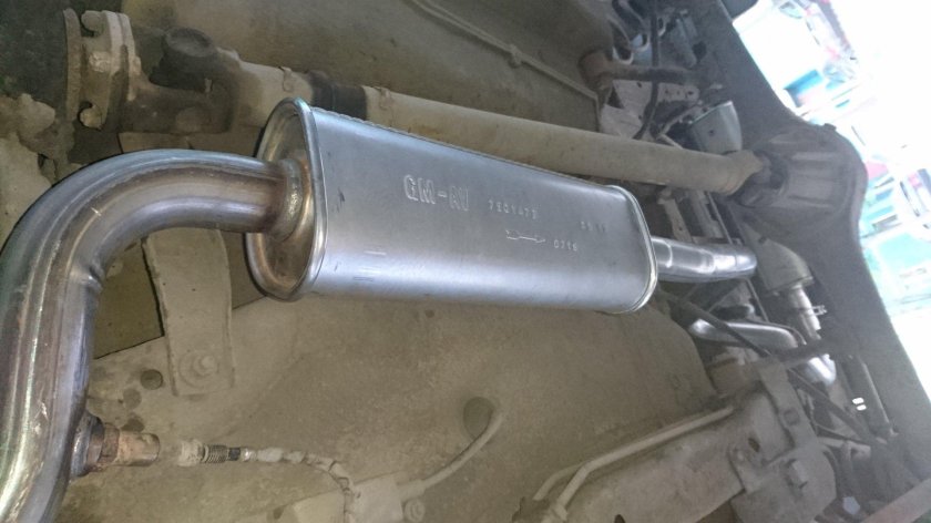 Средняя часть глушителя Нива Шевроле