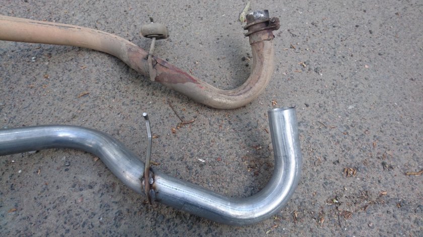 Выхлопная труба Нива Шевроле