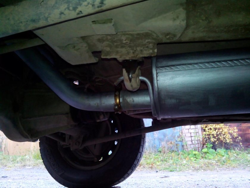 Глушитель под ГБО на ниву 2131