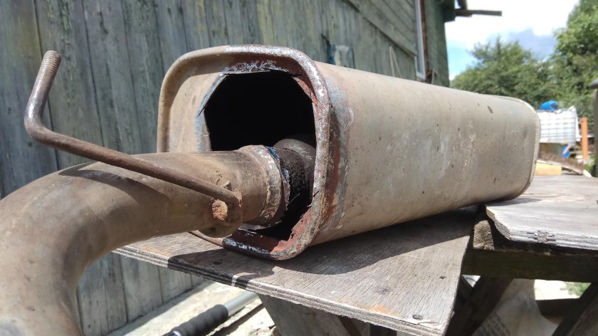 Глушитель GM Нива Шевроле