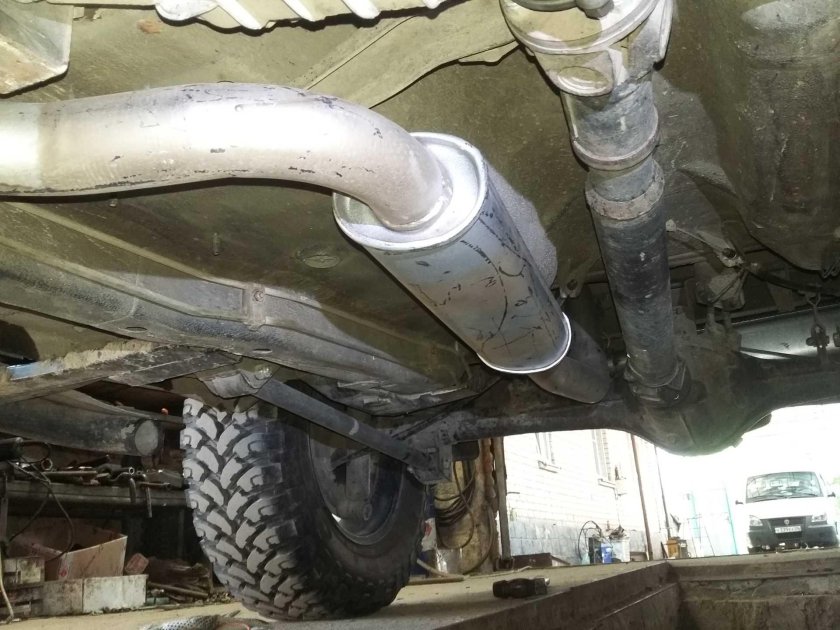 Система выхлопа Нива 21214