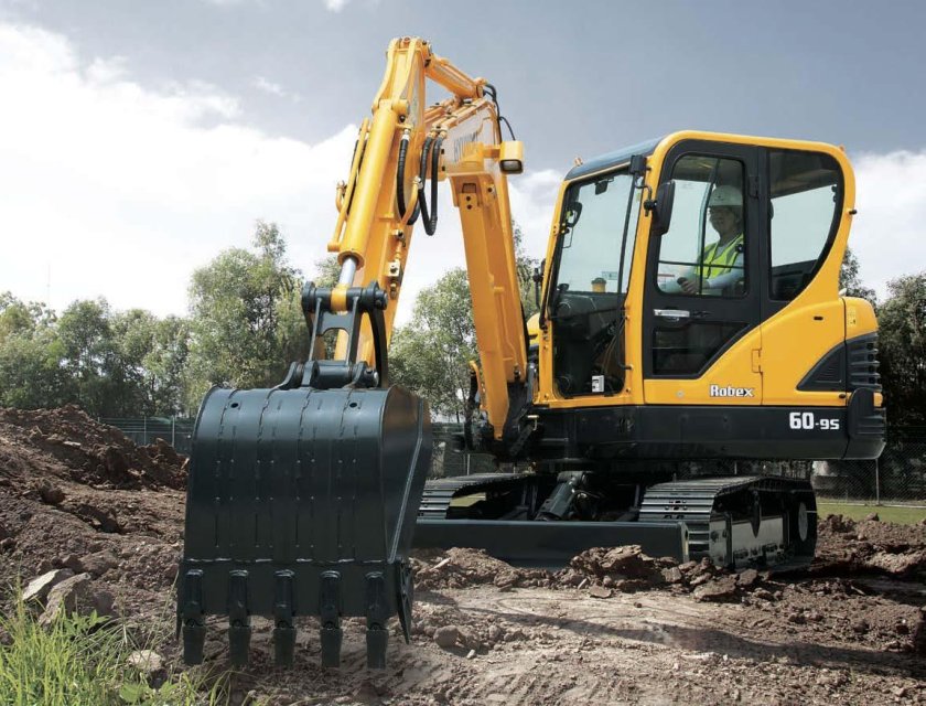 Экскаватор Hyundai r60w-9s