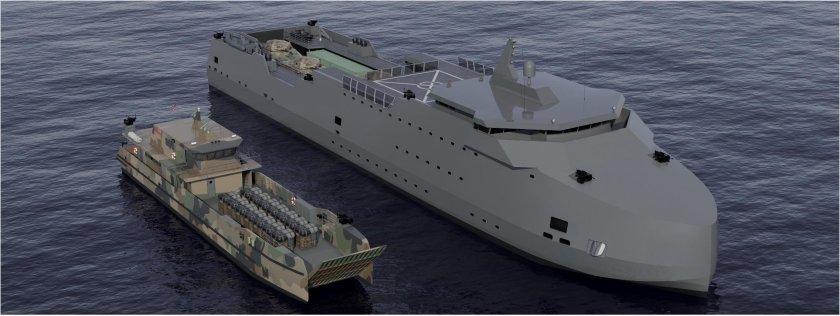 Damen танкодесантный корабль lst-120