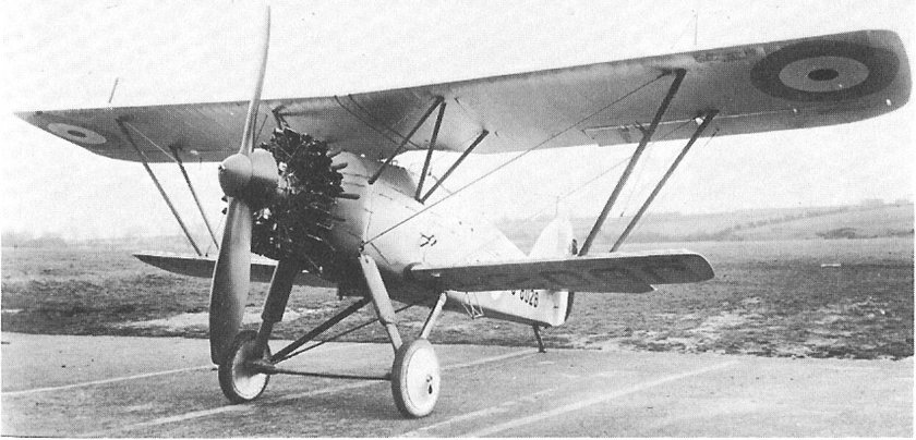 Биплан Armstrong Whitworth Argosy II, С которого выпрыгнул Альберт Фосс