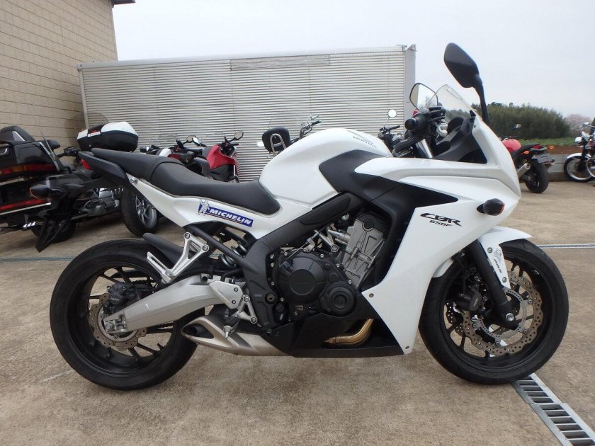 Хонда CBR 650f белый