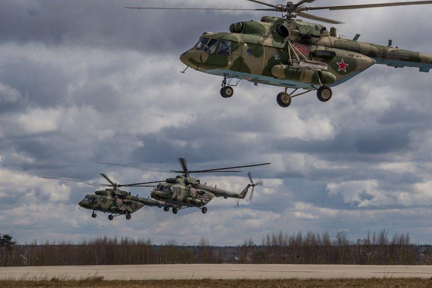 Эскадрилья вертолетов ми-8