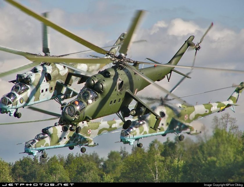 Военный вертолёт ми 24