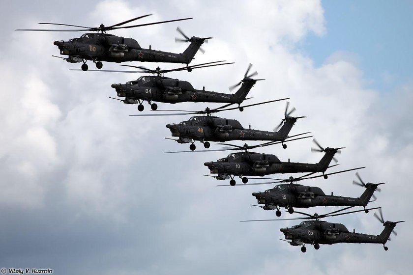 Ми-28 Пилотажной группы Беркуты
