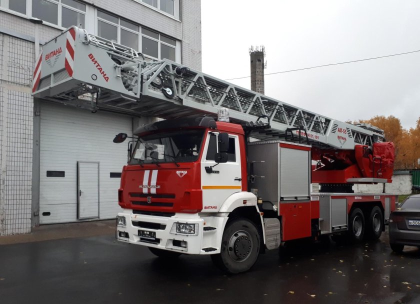 Автолестница пожарная магирус