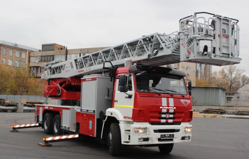 Автолестница пожарная ал-50 магирус