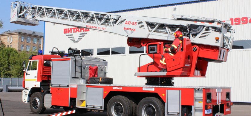 КАМАЗ автолестница ал-55