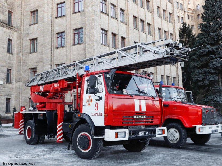 Автолестница пожарная