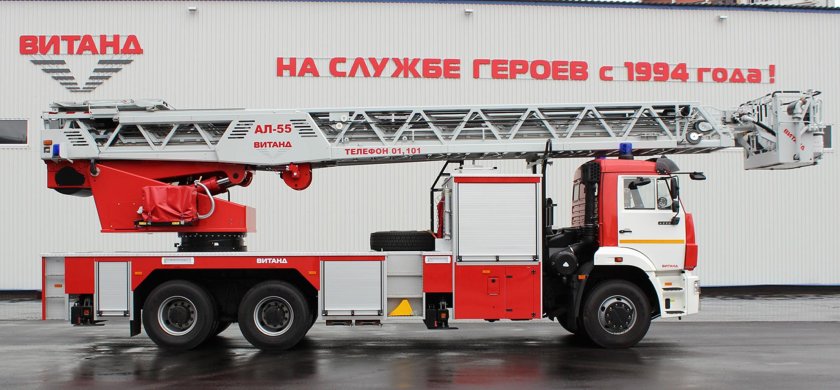 КАМАЗ автолестница ал-55