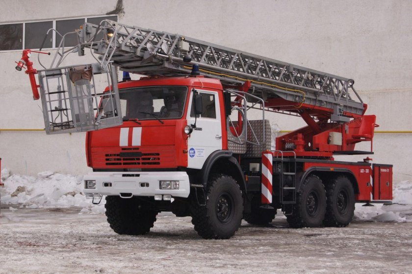 Пожарная автолестница КАМАЗ ал 30