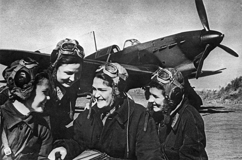 Женщины лётчицы великой отечественной войны