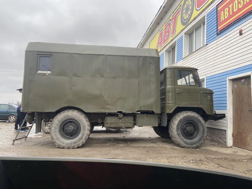 ГАЗ 66 баня на колесах