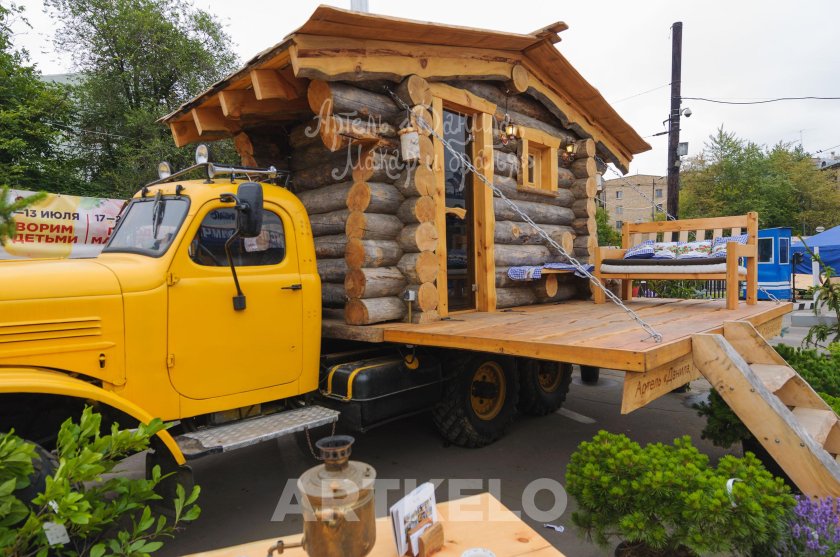 Баня на базе ГАЗ 66