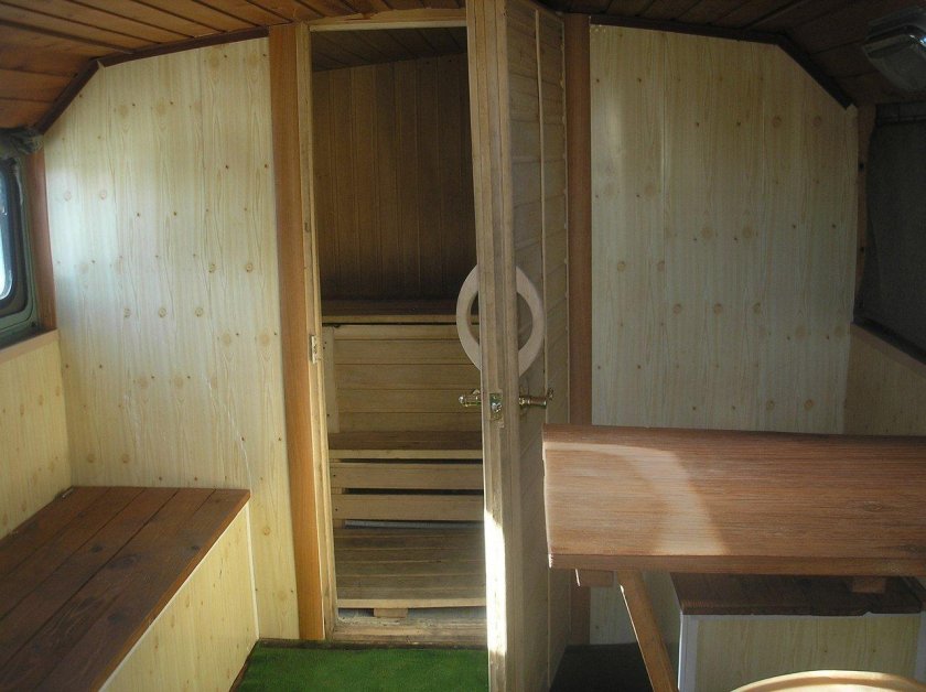 Баня из кунга