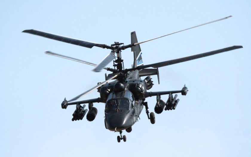 Вертолет ка-50 "черная акула"