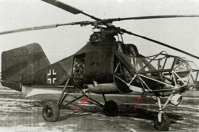 Вертолет Flettner FL.282 Kolibri