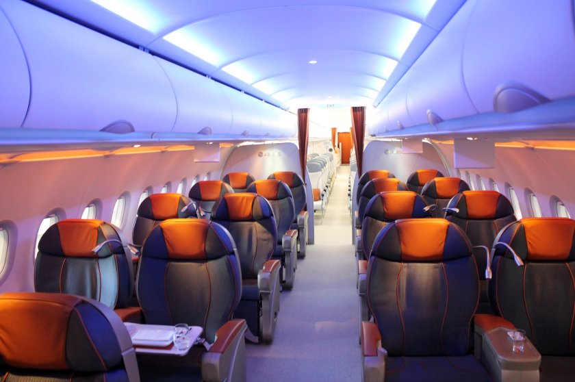 А320 Neo Аэрофлот салон