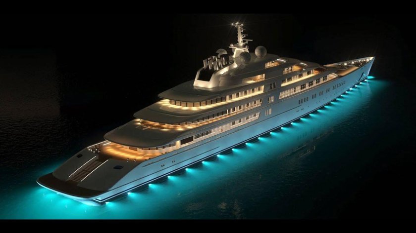 Мега яхта Azzam