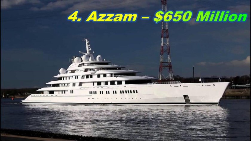 Мега яхта Аззам