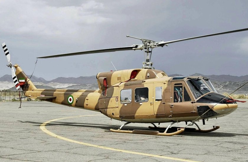 Вертолет bell 212 iran