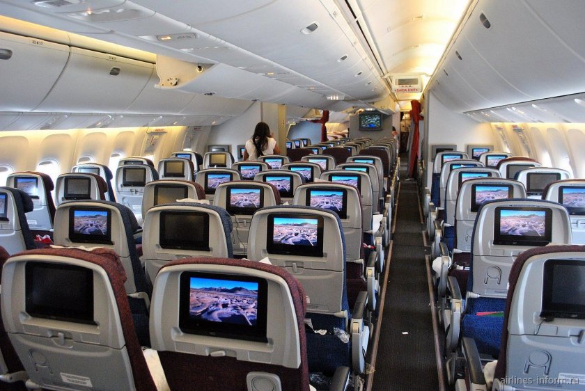 Boeing 767 салон