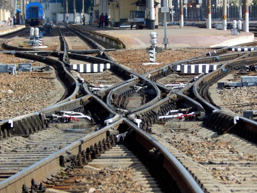 Стрелка англичанка РЖД