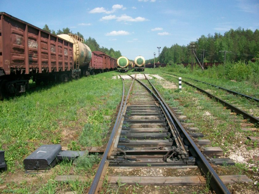 Узкоколейная Железнодорожная стрелка