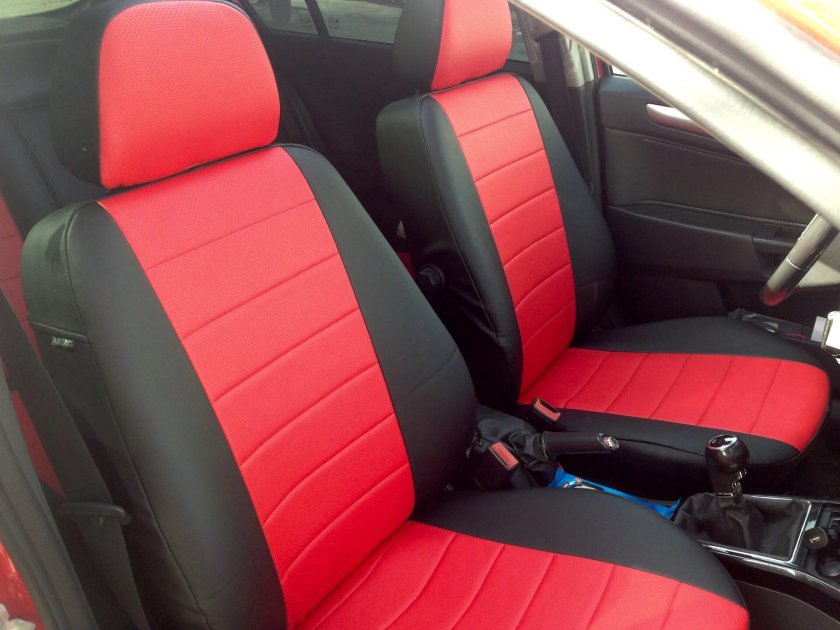 Чехлы Автопилот красный ромб