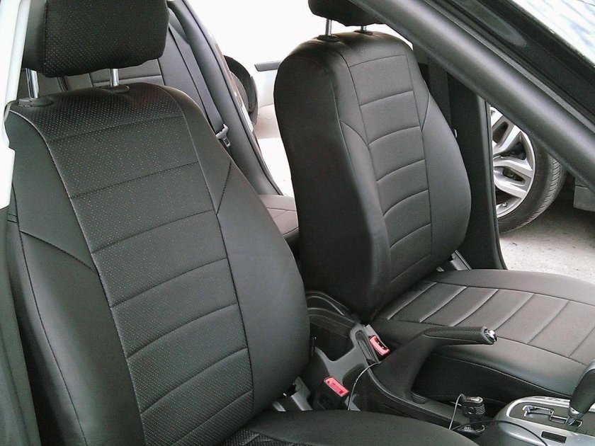 Чехлы экокожа Шевроле Круз 2012 седан