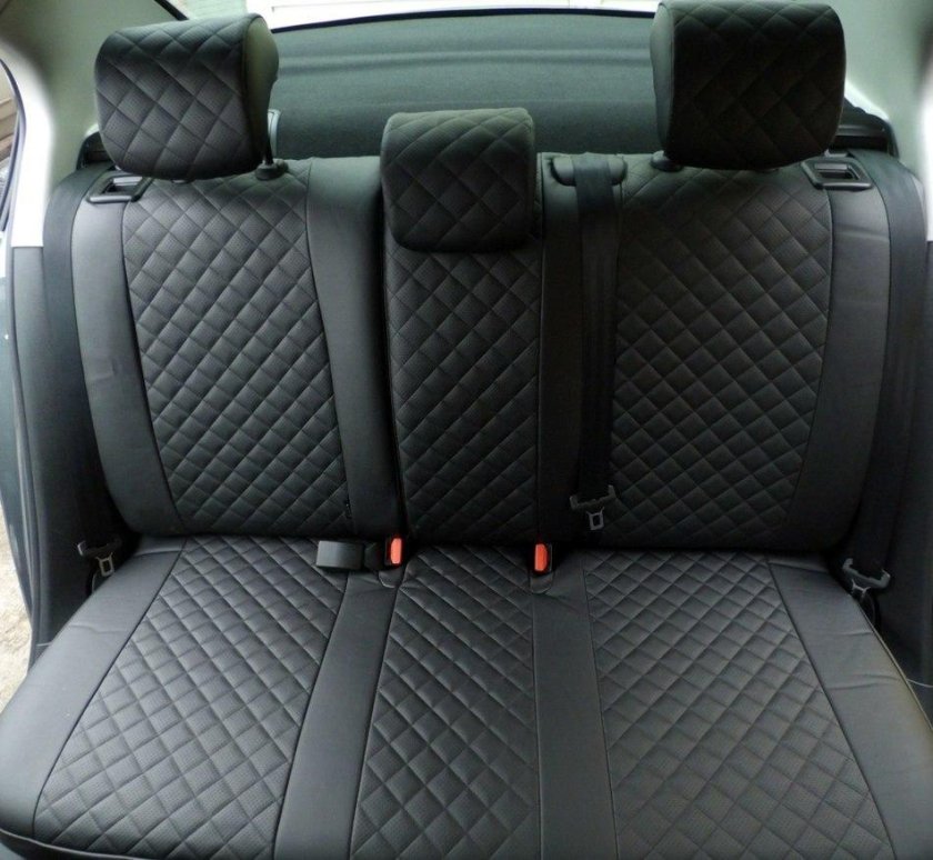 Чехлы Автопилот ромб экокожа