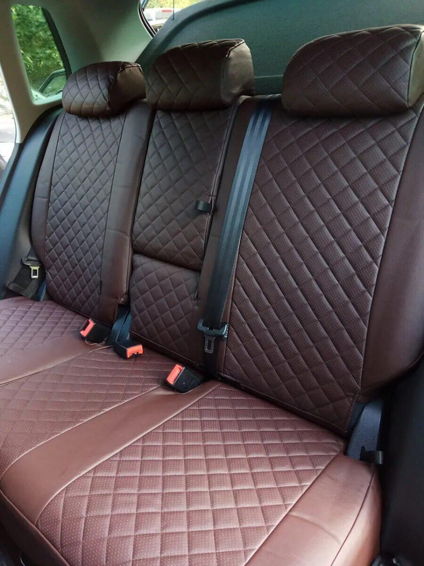 Чехлы Автопилот ромб экокожа