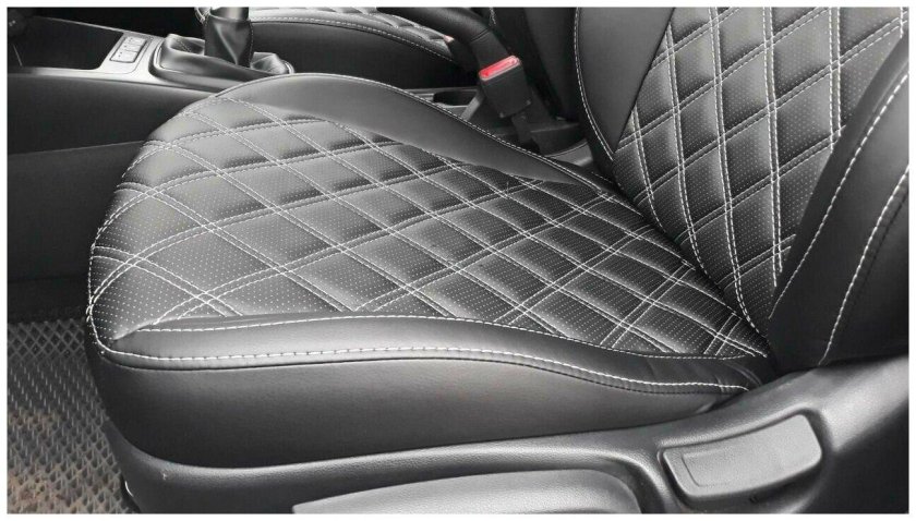 Чехлы Киа Рио 3 ромб