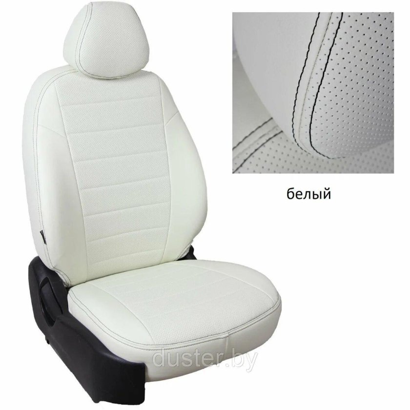 Чехлы Автопилот экокожа белые