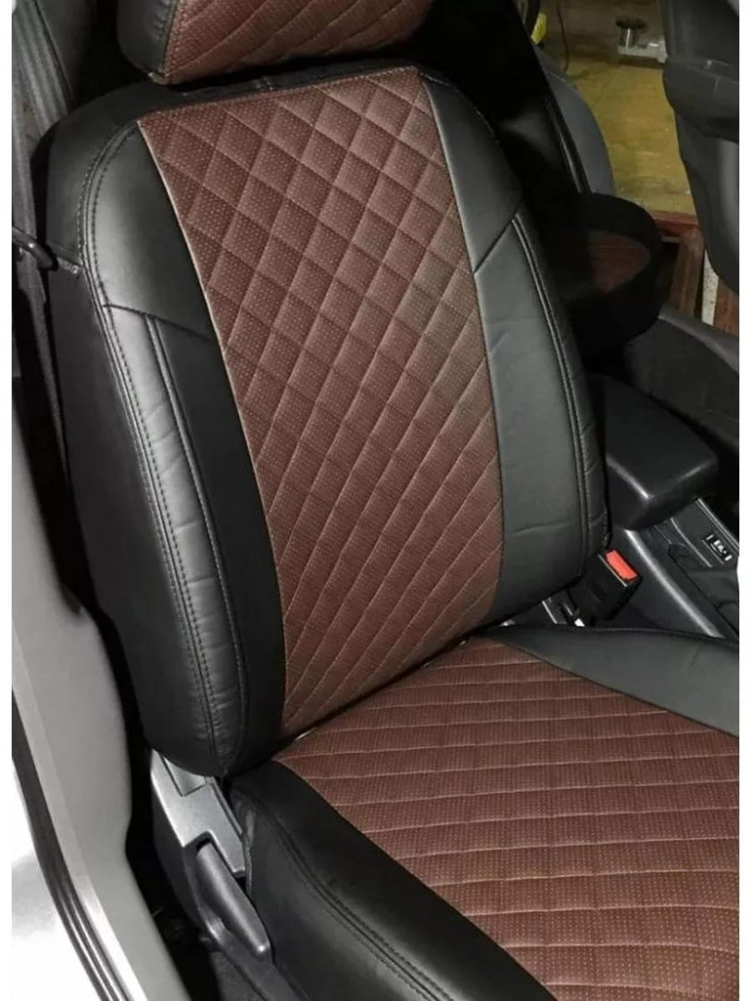 Чехлы Автопилот шоколад алькантара