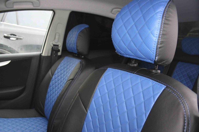 Чехлы Автопилот ромб экокожа