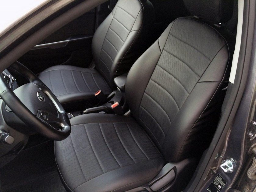 Чехлы Kia Rio 2011 SD 40/60 экокожа Seintex