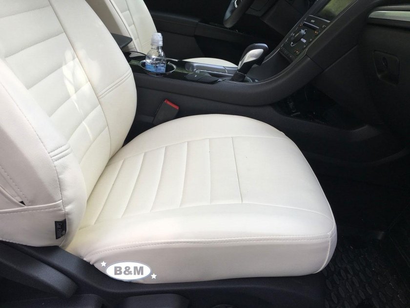 Авточехлы Форд Мондео 4 белые