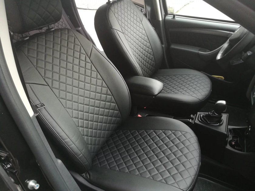 Чехлы Рено Дастер 2020 ромб